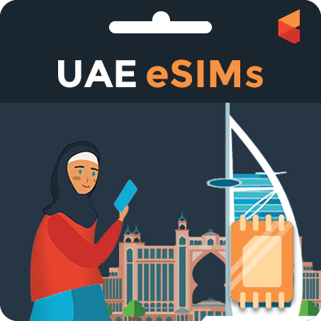 Buy Your UAE eSIMs in USA - Best Prepaid Sim for UAE eSIMs Travel