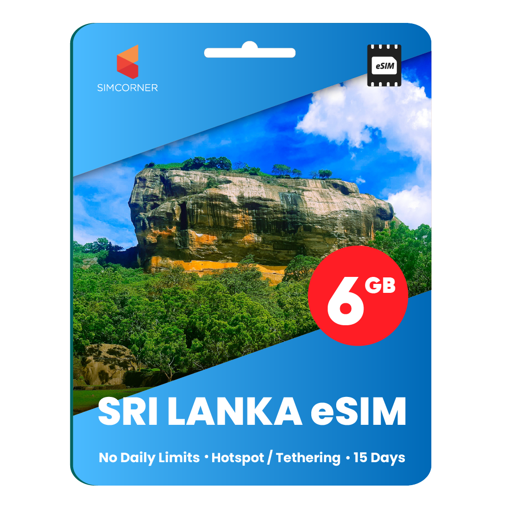 [eSIM] SriLanka Data eSIM (6GB - 15 Days)