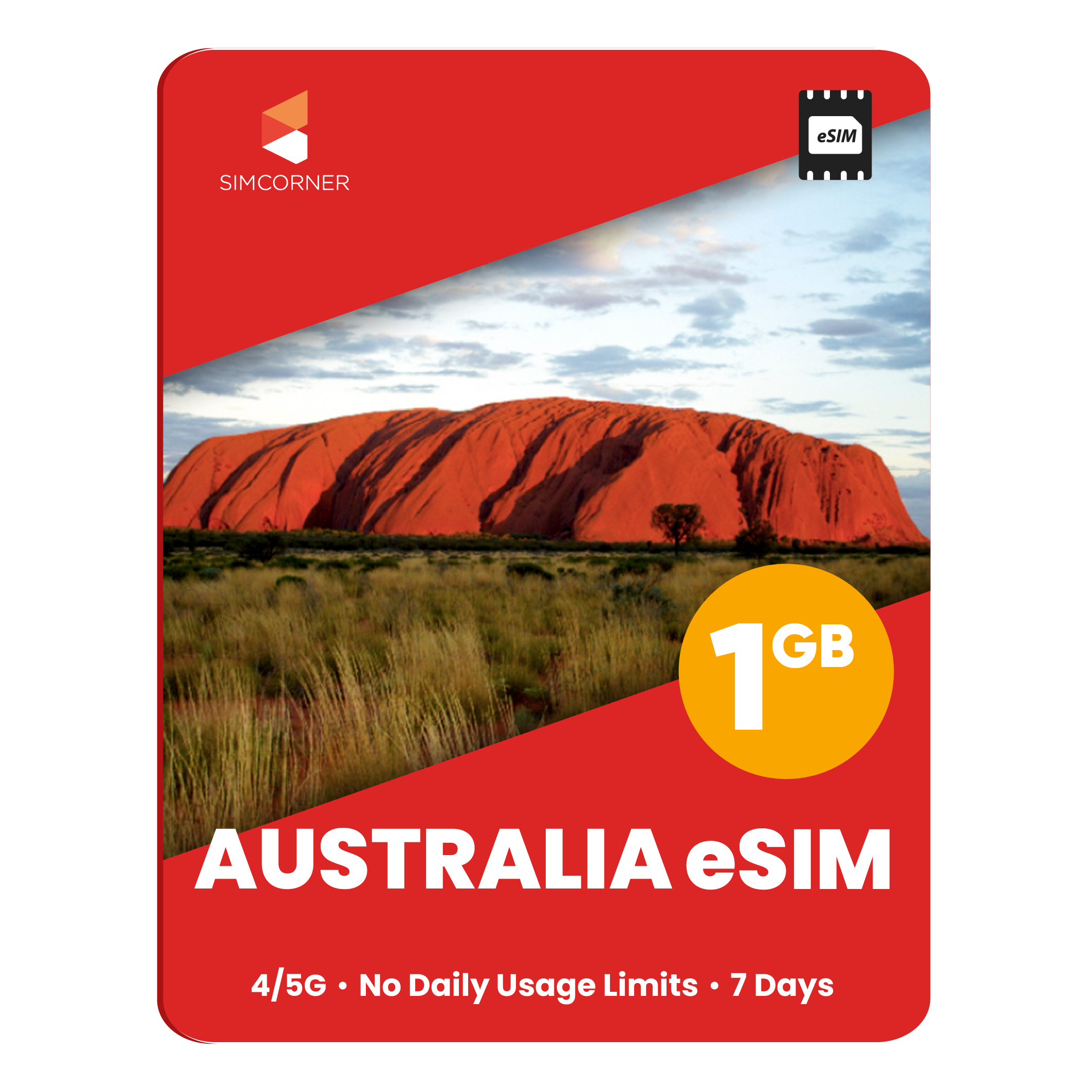 Australia eSIM: 1GB - 7 Days