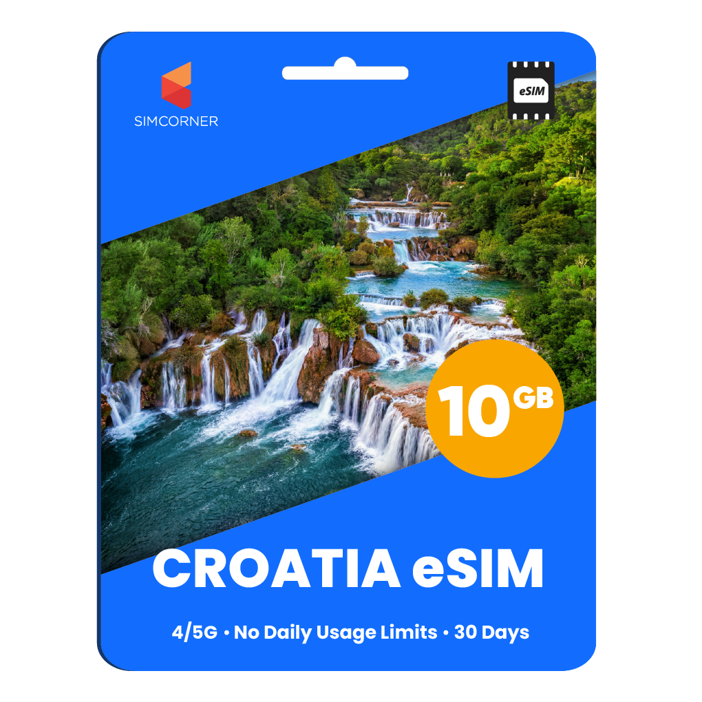 Croatia eSIM: 10GB - 30 Days