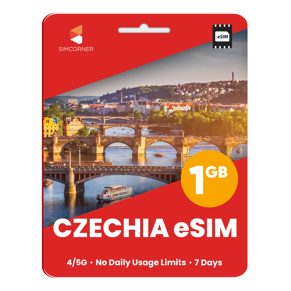 Czech Republic eSIM: 1GB - 7 Days