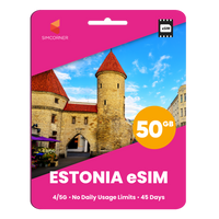 Thumbnail for Estonia eSIM: 50GB - 45 Days