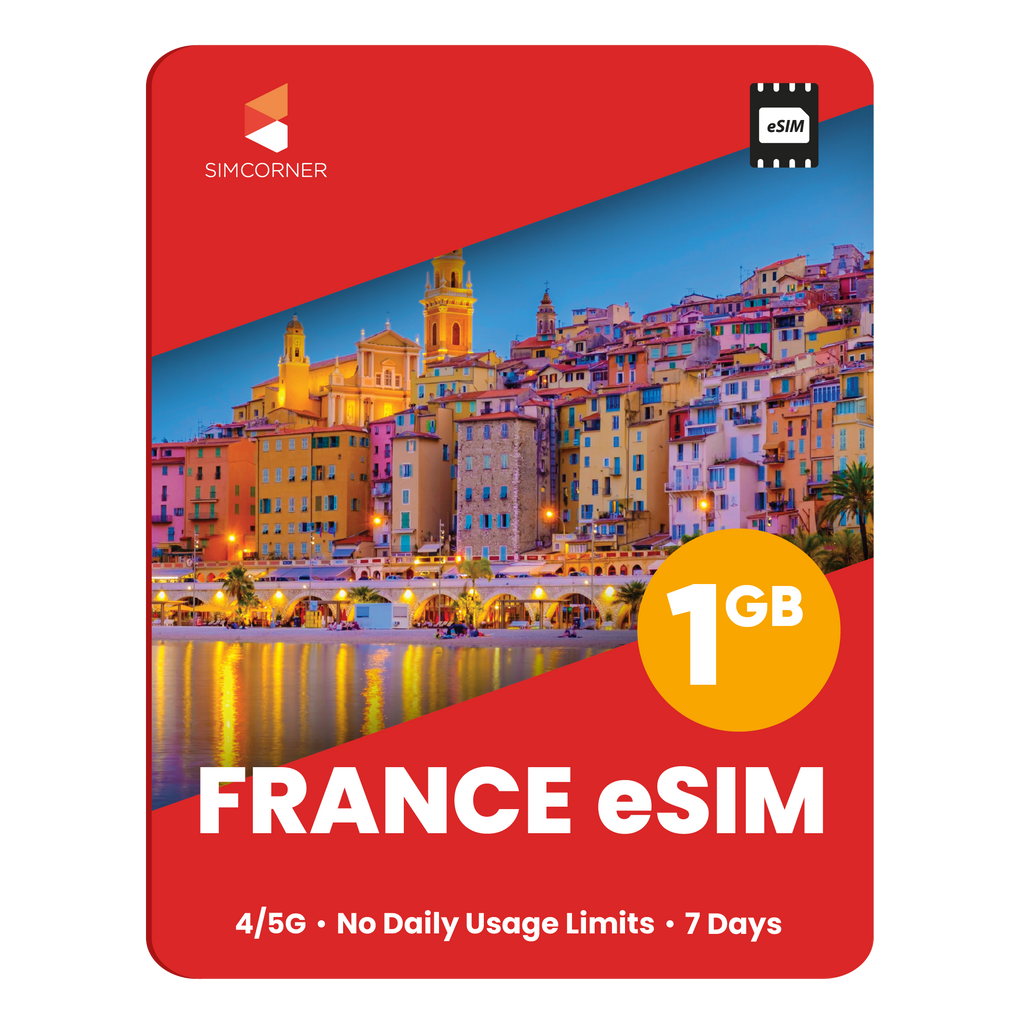 France eSIM: 1GB - 7 Days