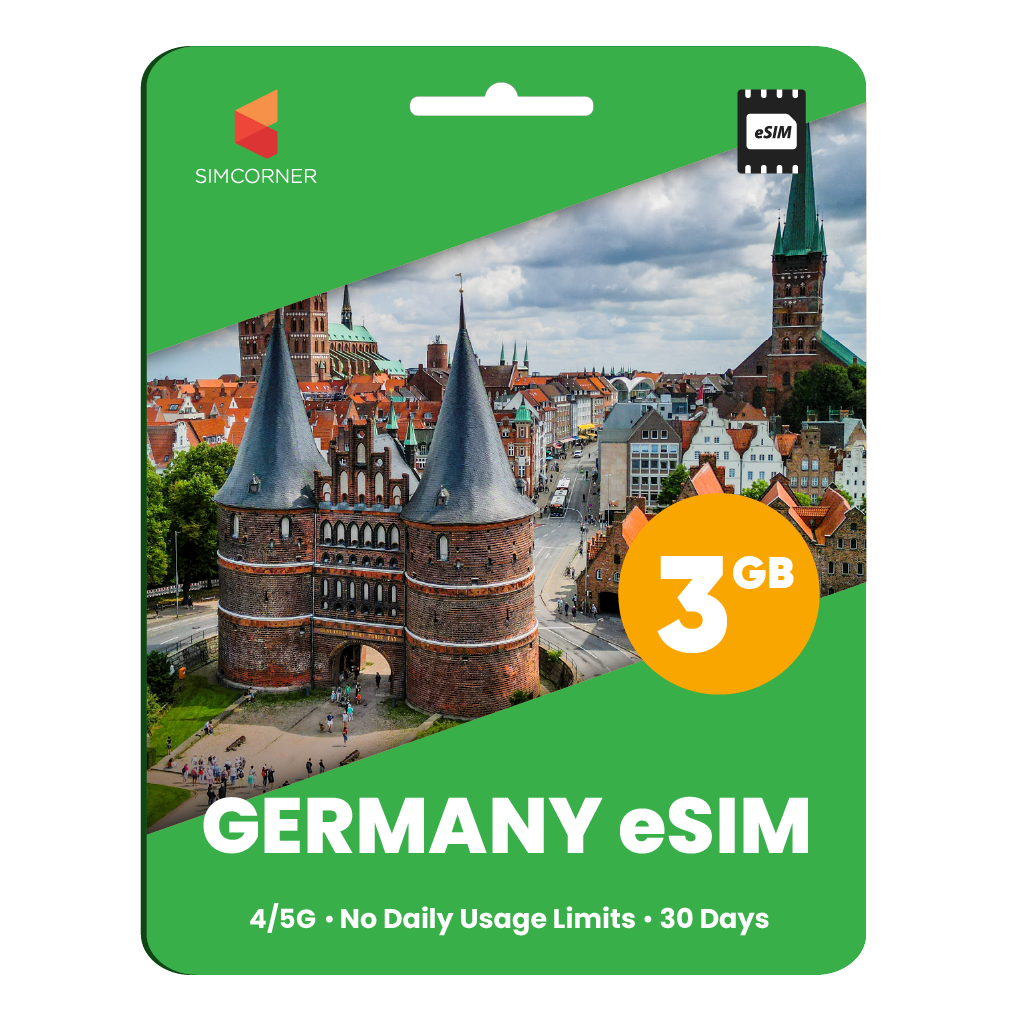 Germany eSIM: 3GB - 30 days - SimCorner