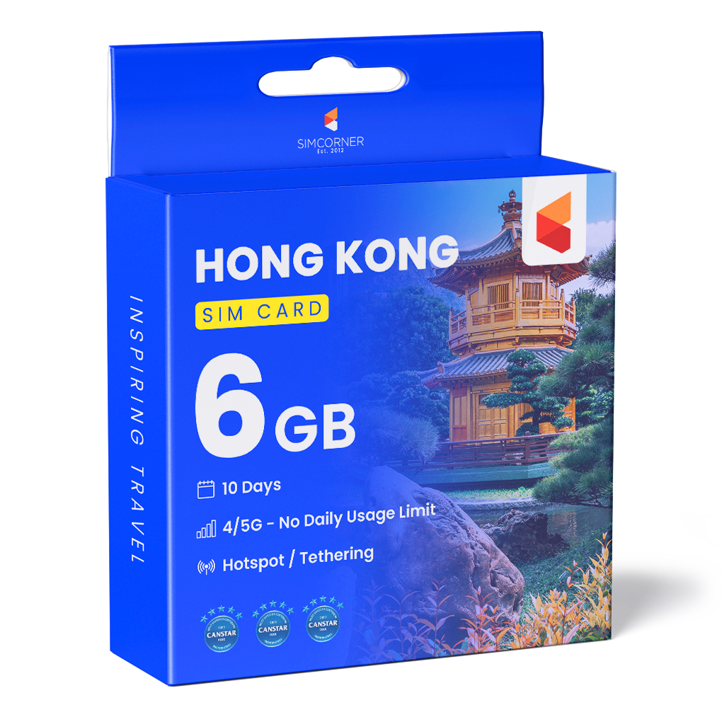 Hong Kong Data Sim (10 day - 6GB)
