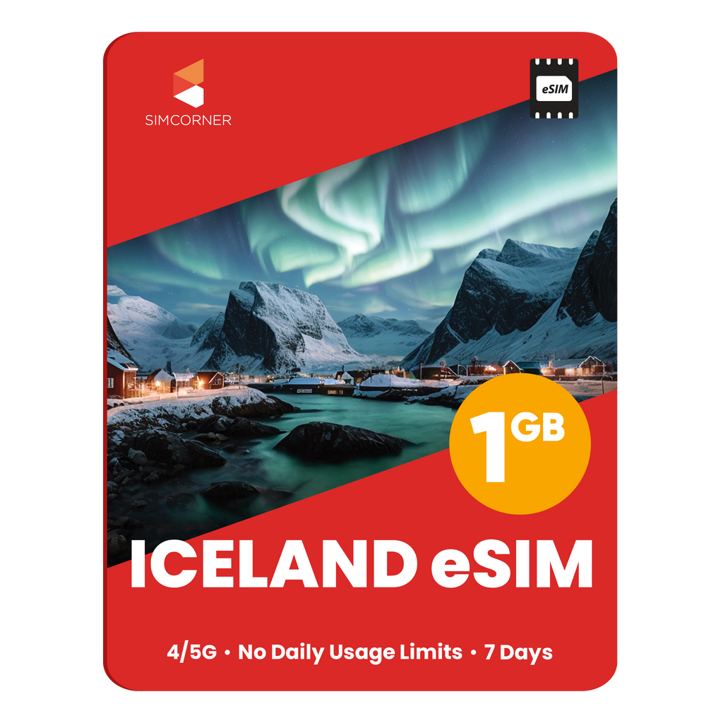 Iceland eSIM: 1GB - 7 Days