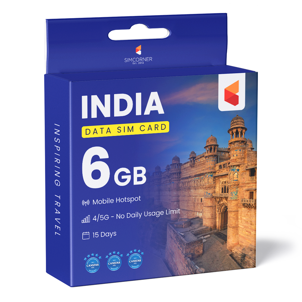 India Data SIM Card (15 Day - 6GB)