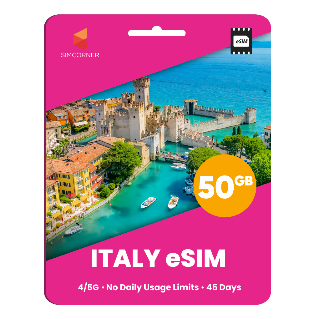 Italy eSIM: 50GB - 45 Days