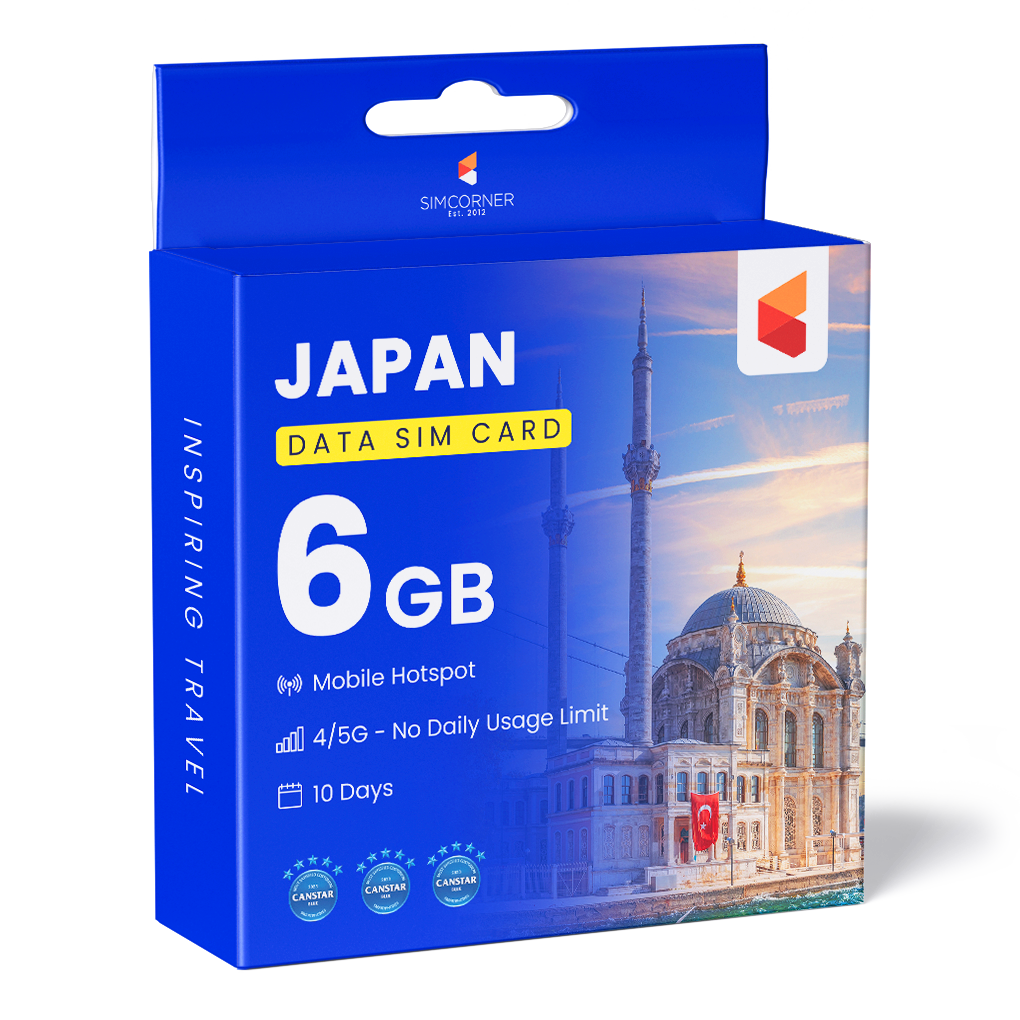 Japan Data SIM Card (10 day - 6GB)