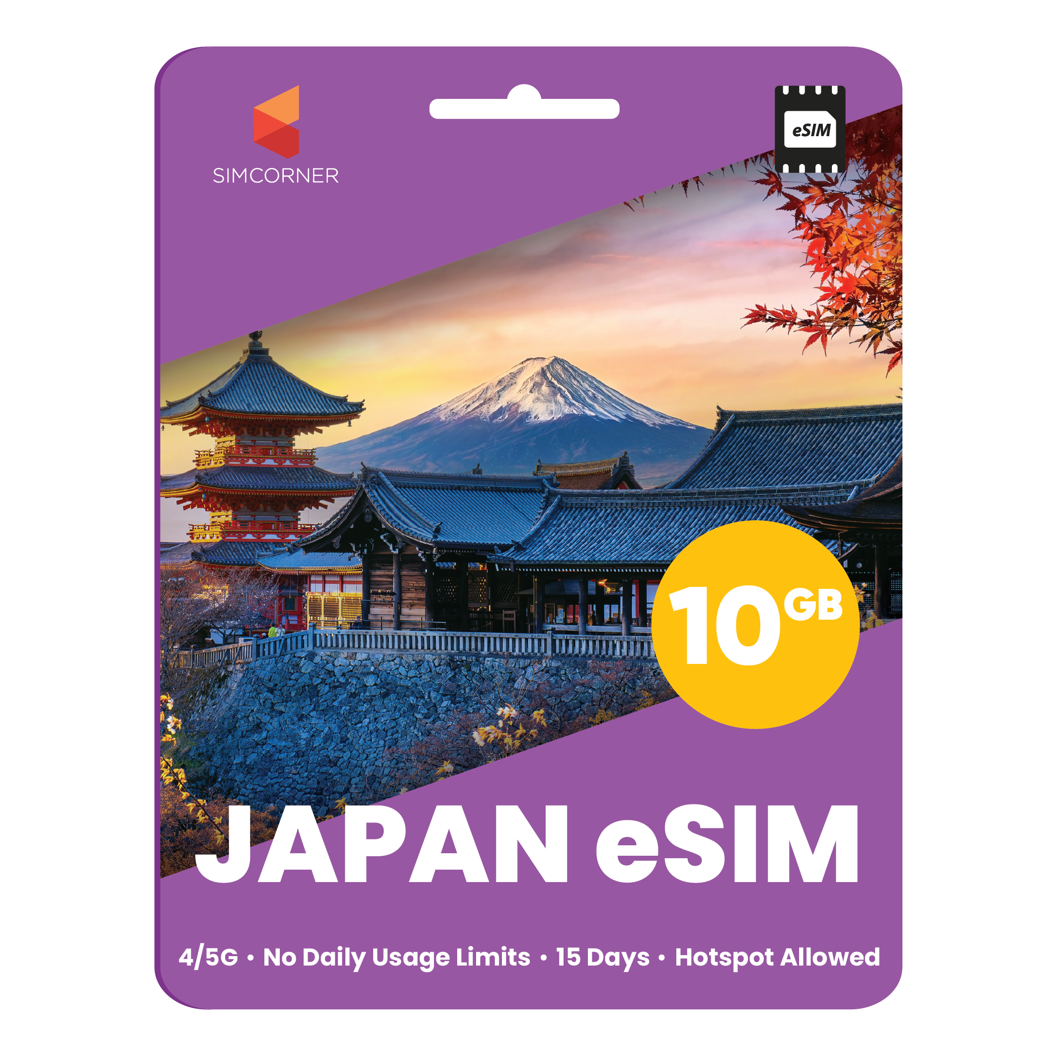 [eSIM] Japan Data eSIM (10GB - 15 Days) | SimCorner