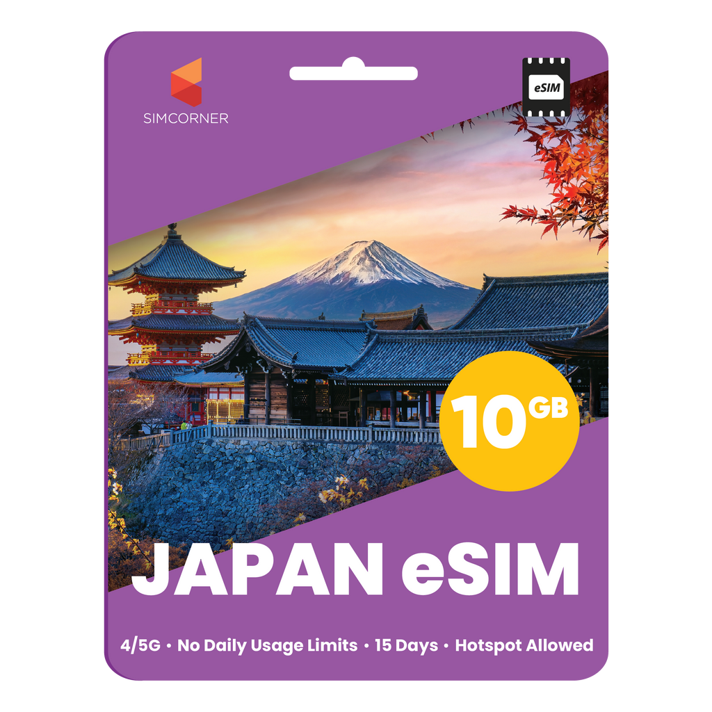 [eSIM] Japan Data eSIM (10GB - 15 Days) | SimCorner