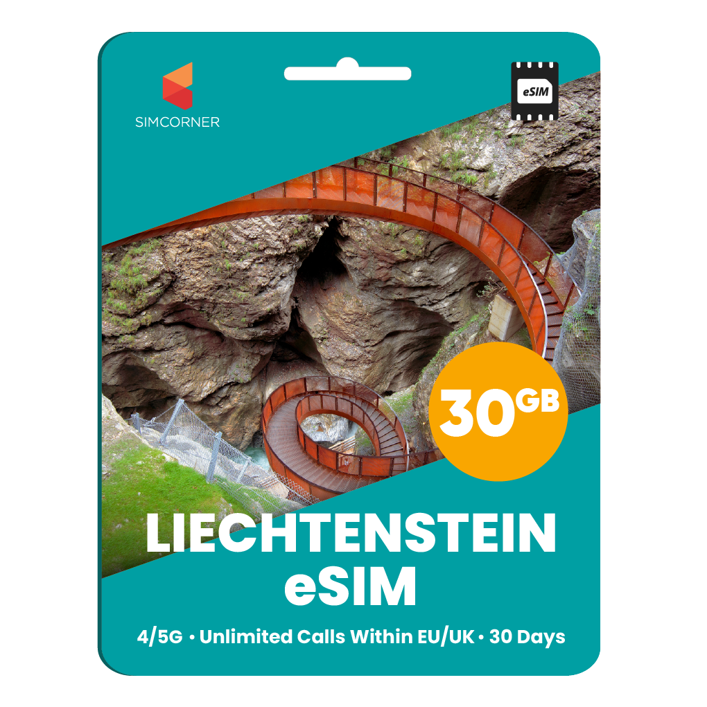 [eSIM] Liechtenstein eSim Card (30GB) - SimCorner