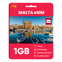 Thumbnail for Malta eSIM: 1GB - 7 Days