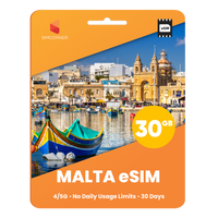 Thumbnail for Malta eSIM: 30GB - 30 Days | SimCorner