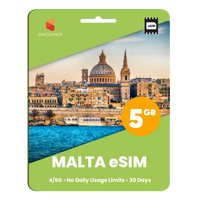 Thumbnail for Malta eSIM: 5GB - 30 Days | SimCorner