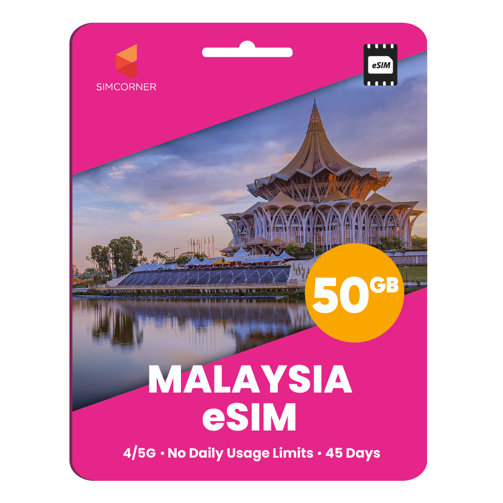 Malaysia eSIM: 50GB - 45 Days
-SimCorner