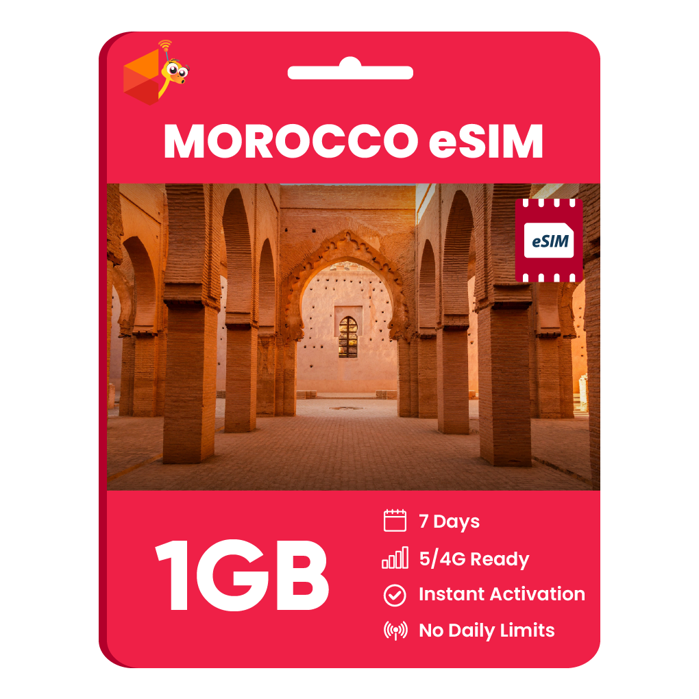 Morocco eSIM: 1GB - 7 Days