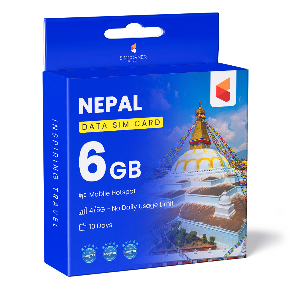 Nepal Data SIM Card (10 day - 6GB)