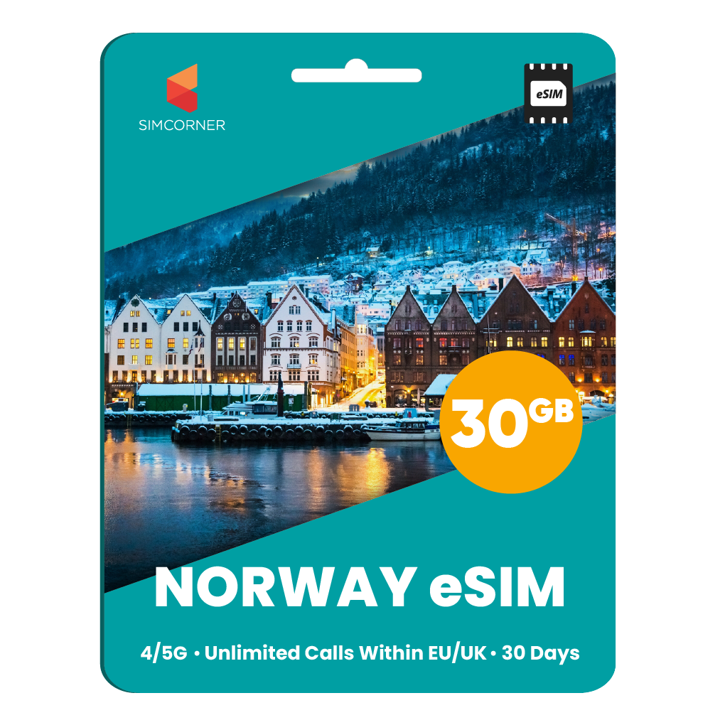 [eSIM] Norway eSim Card (30GB) - SimCorner