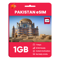 Thumbnail for Pakistan eSIM: 1GB - 7 Days