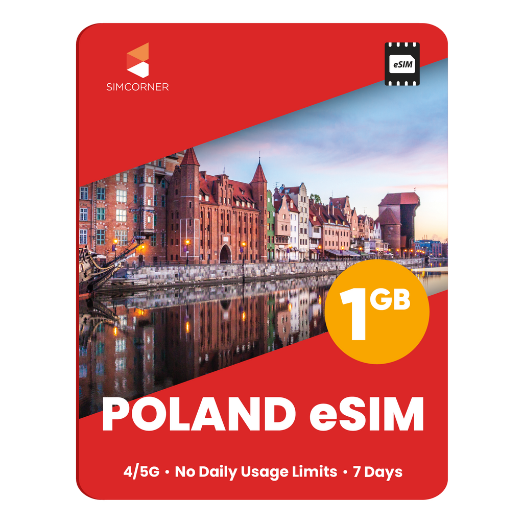 Poland eSIM: 1GB - 7 Days