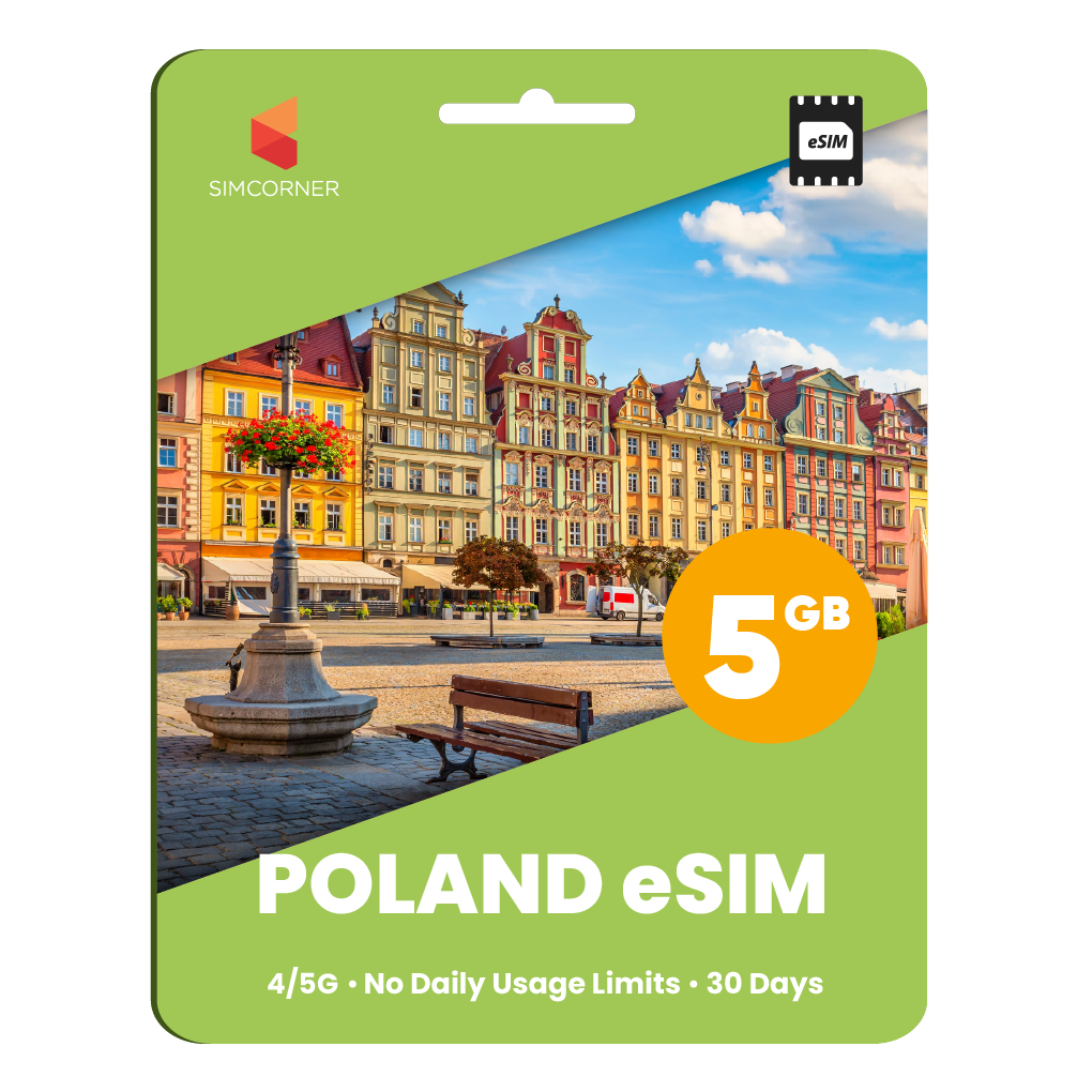 Poland eSIM: 5GB - 30 Day
-SimCorner