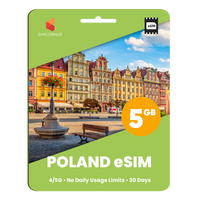 Thumbnail for Poland eSIM: 5GB - 30 Day
-SimCorner