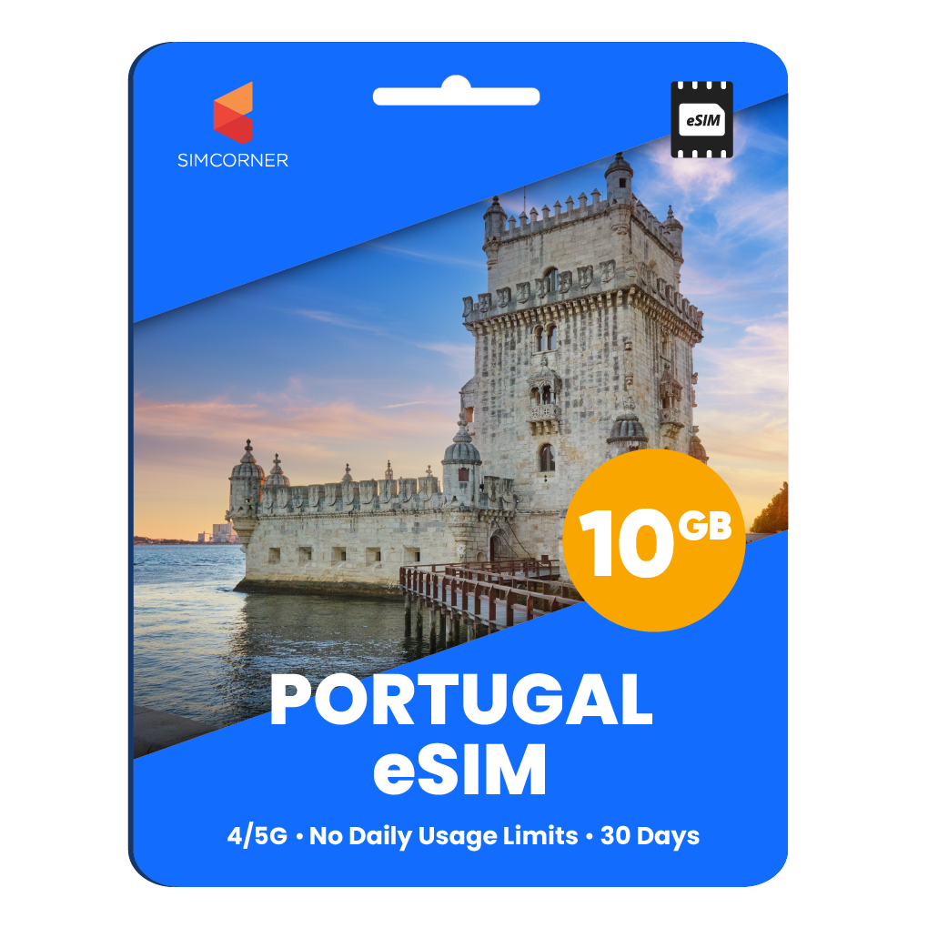 Portugal eSIM: 10GB - 30 Days
-SimCorner