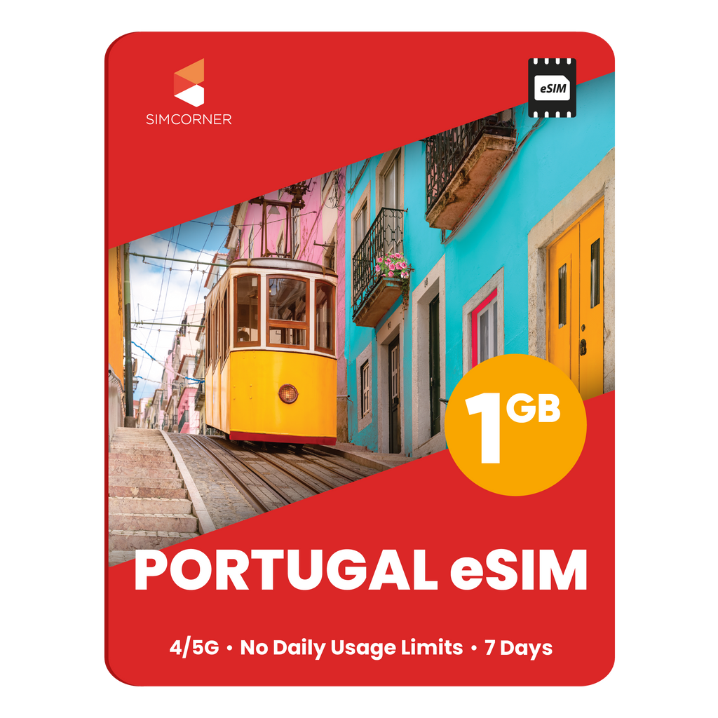 Portugal eSIM: 1GB - 7 Days