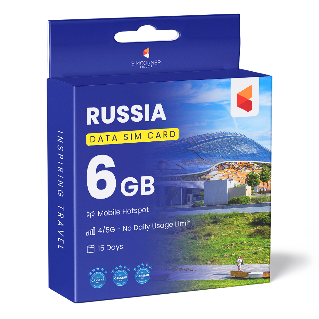 Russia Data SIM Card (15 Day - 6GB)