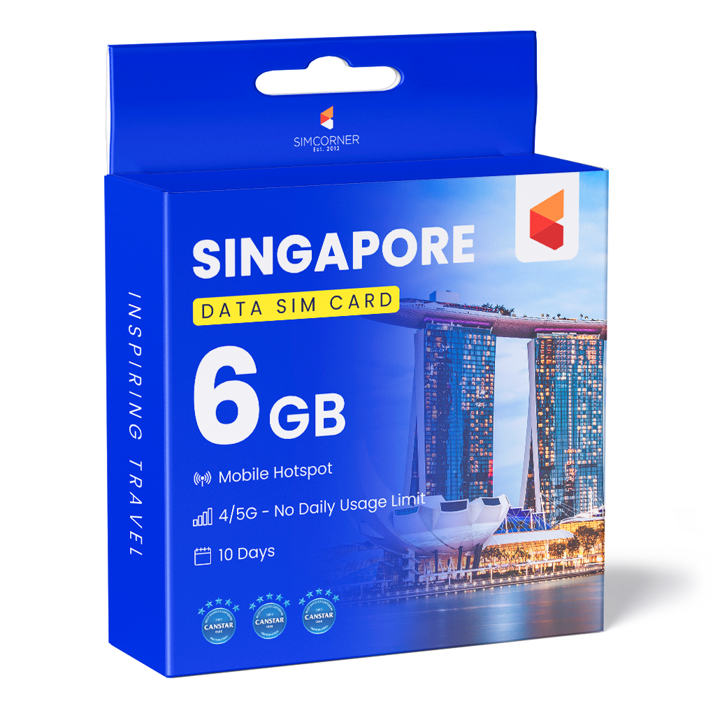 Singapore Data SIM Card (10 day - 6GB)