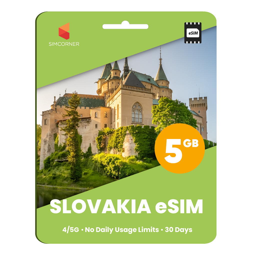 Slovakia eSIM: 5GB - 30 Day
-SimCorner