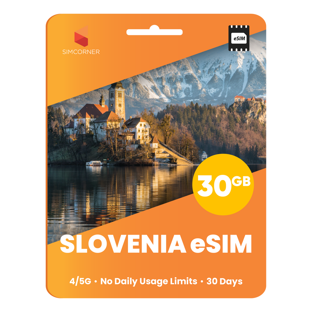 Slovenia eSIM: 30GB - 30 Days - SimCorner