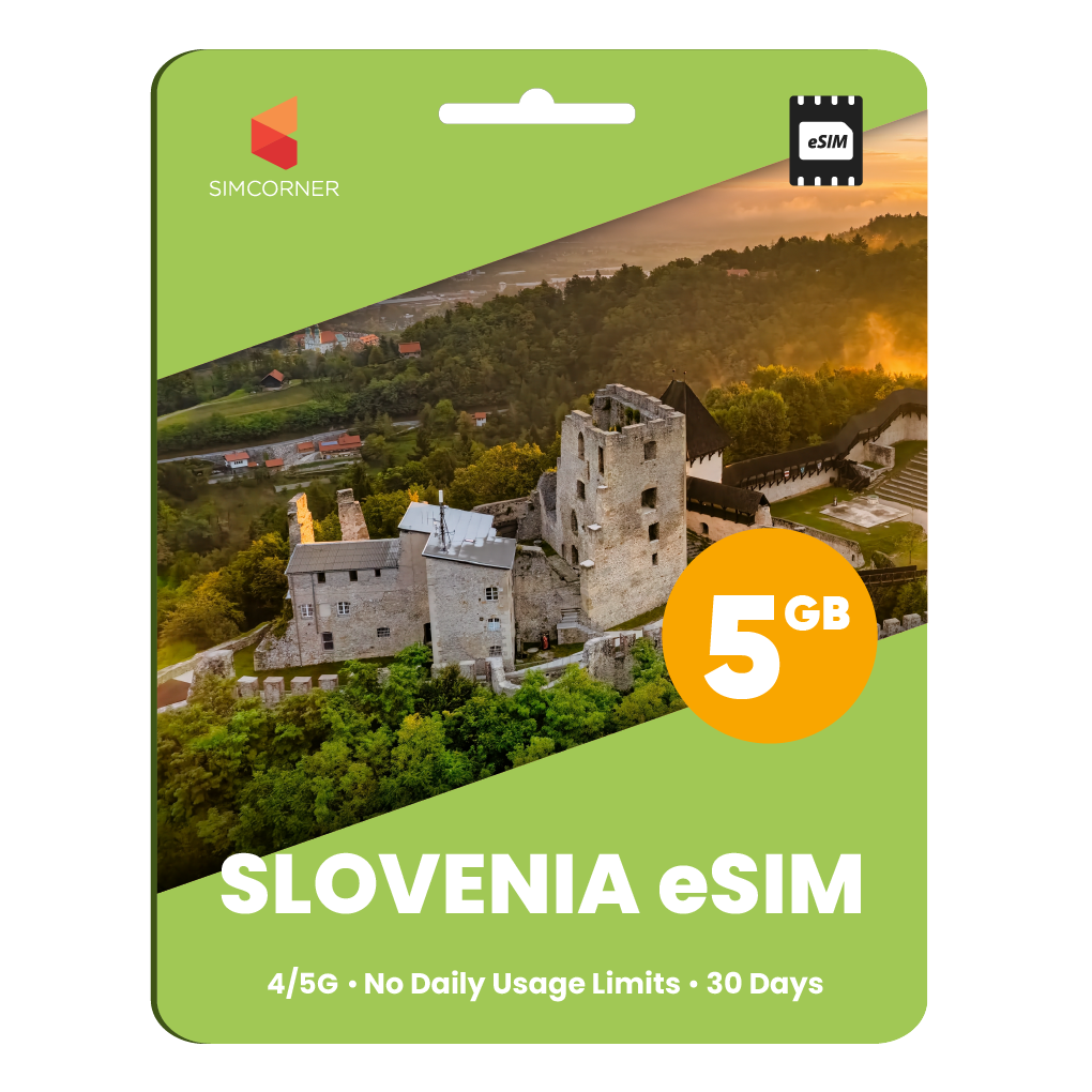 Slovenia eSIM: 5GB - 30 Day
-SimCorner