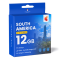South America Sim Card(12GB)
