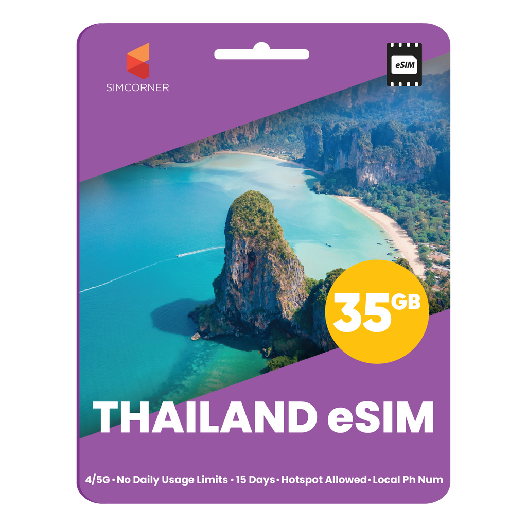 [eSIM] Thailand Sim Card - 35GB (AIS) | SimCorner