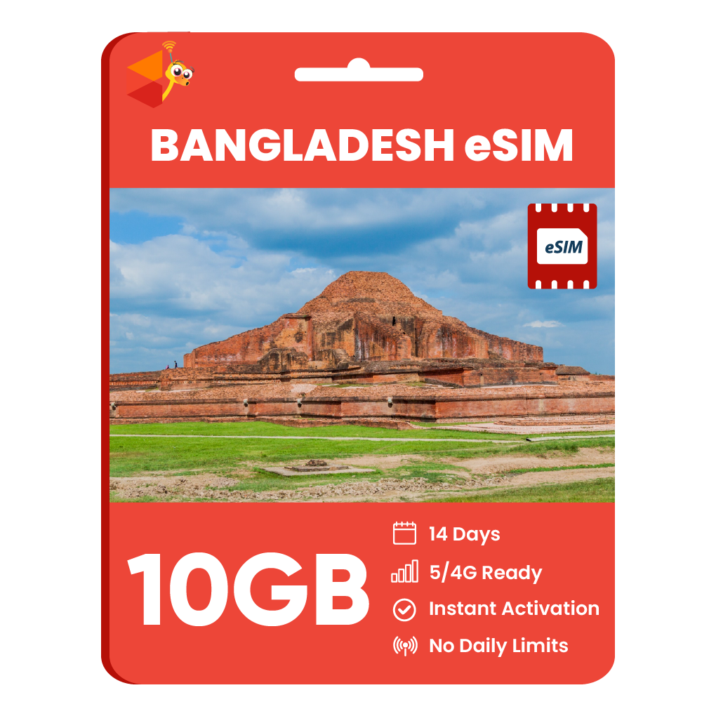 [eSIM] Bangladesh Data eSIM (10GB - 14 Days)