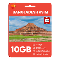 Thumbnail for [eSIM] Bangladesh Data eSIM (10GB - 14 Days)