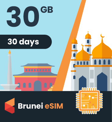 Brunei eSIM: 30GB - 30 Days