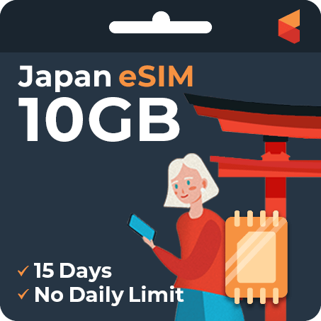 [eSIM] Japan Data eSIM (10GB - 15 Days) - Sim Corner