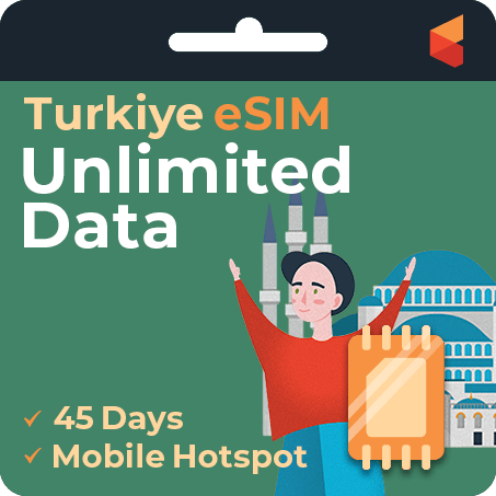 [eSIM] Turkiye Unlimited Data - Sim Corner