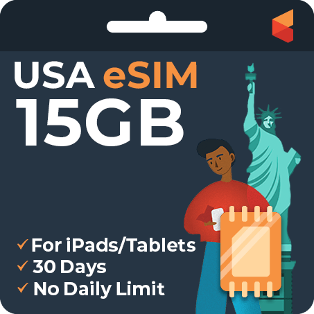 eSIM USA Data Only (iPad/Tablet) - Sim Corner