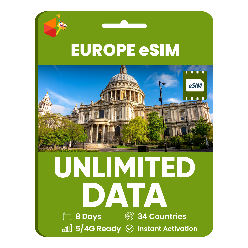 [eSIM] Europe Unlimited Data
