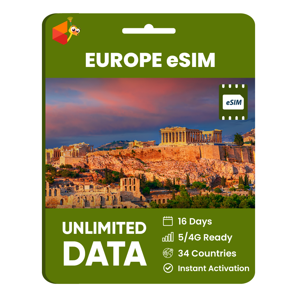 [eSIM] Europe Unlimited Data