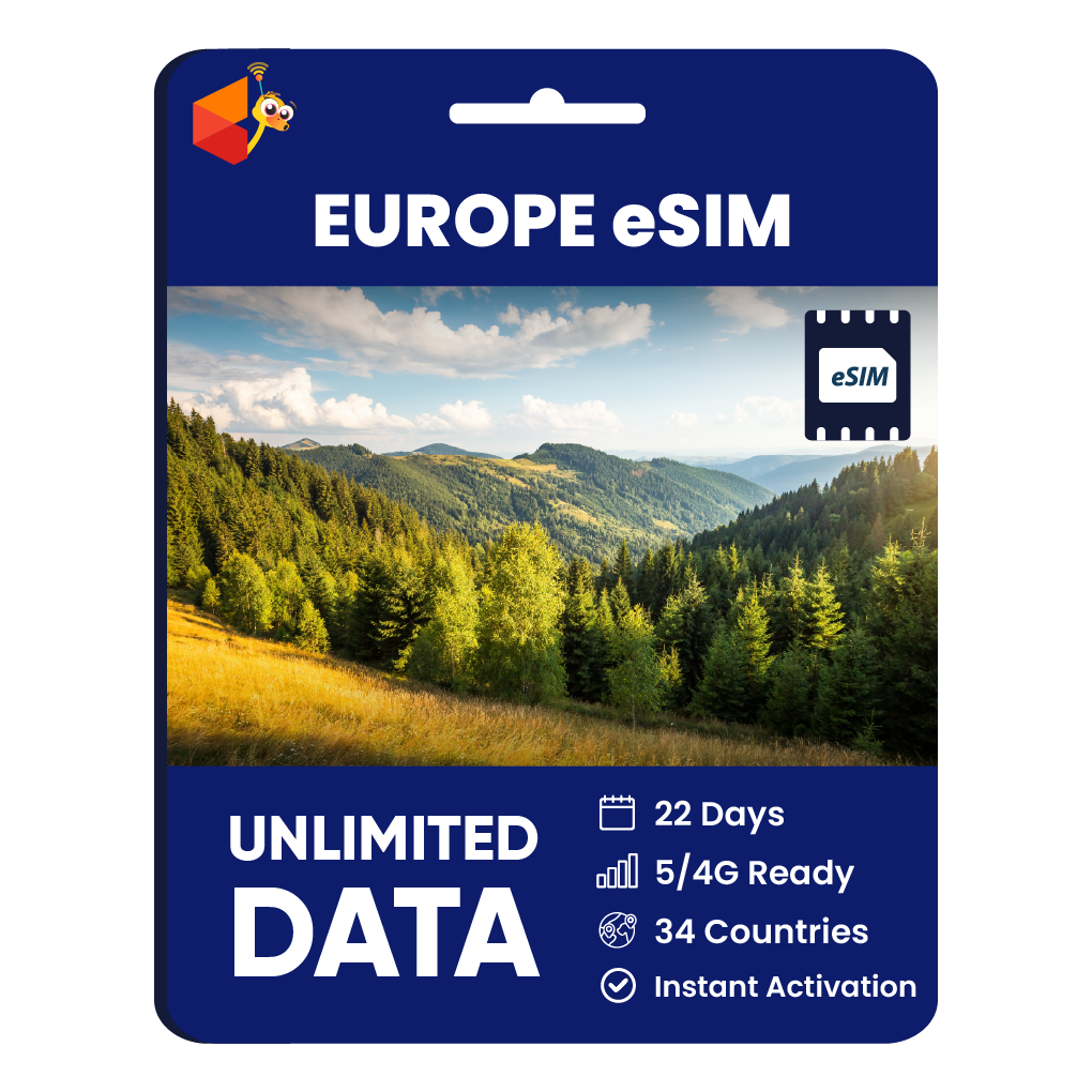 [eSIM] Europe Unlimited Data