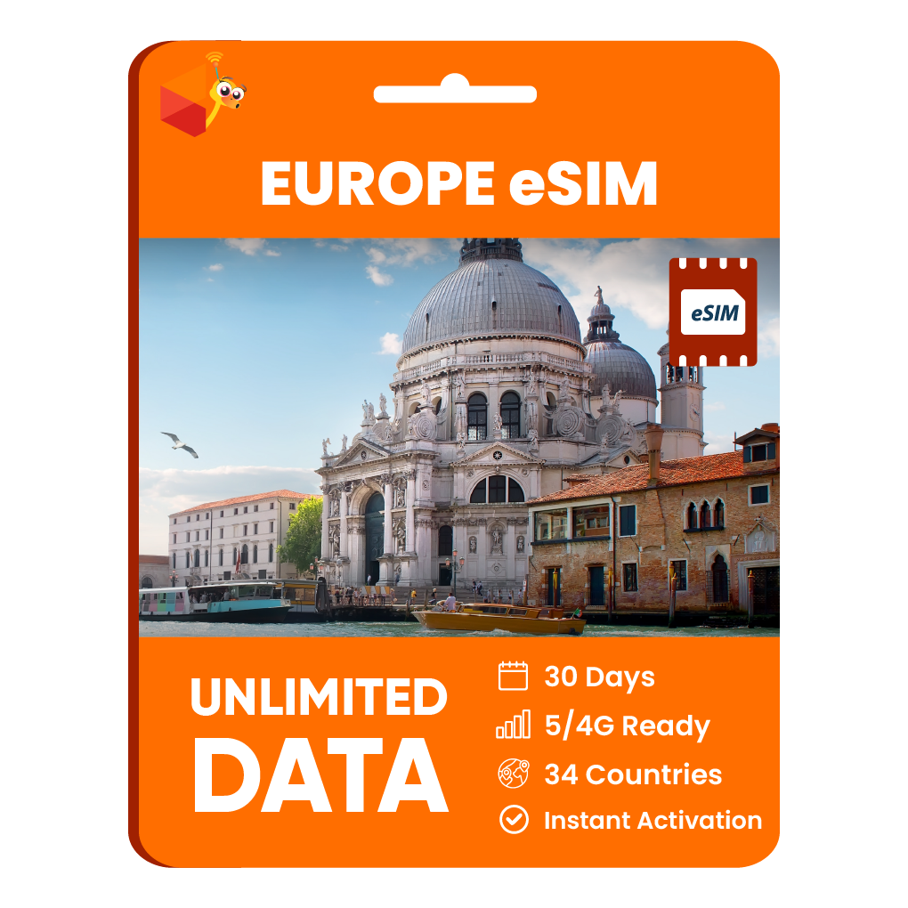 [eSIM] Europe Unlimited Data