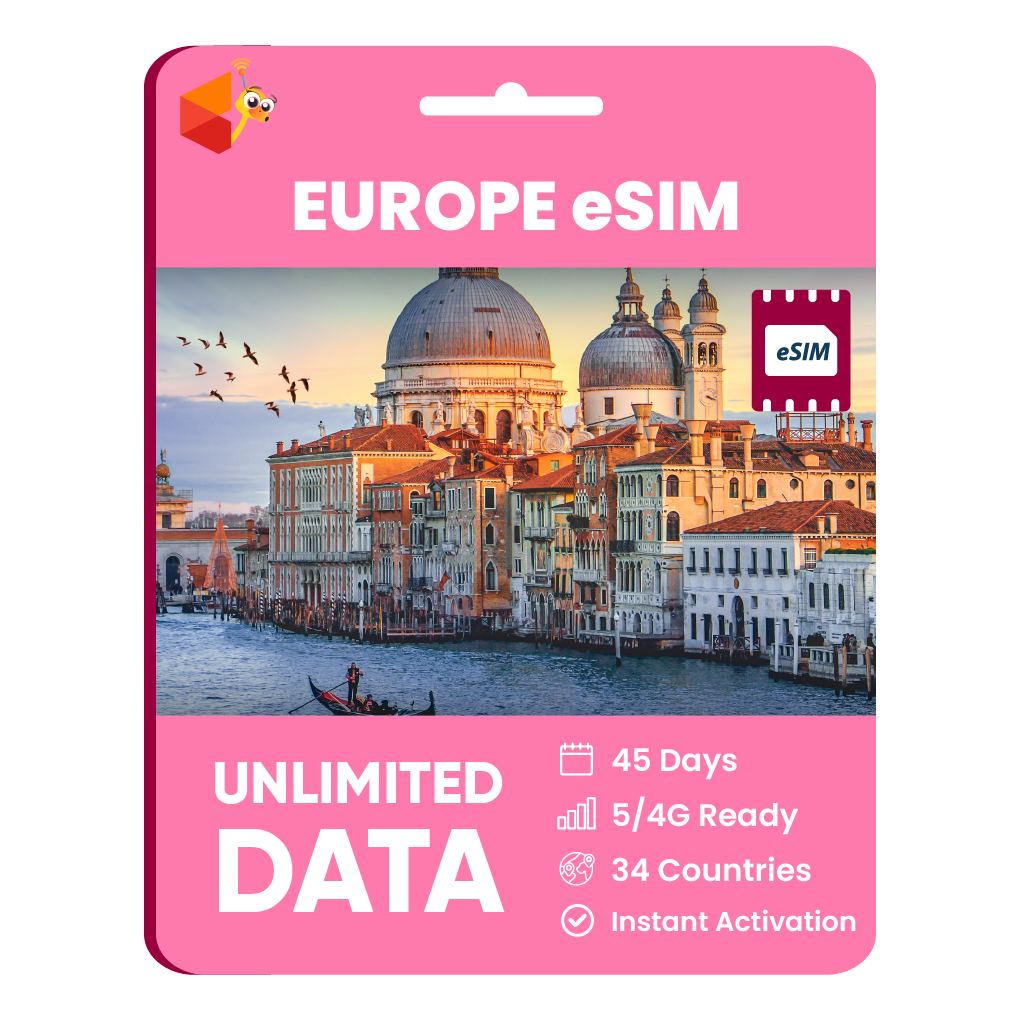 [eSIM] Europe Unlimited Data