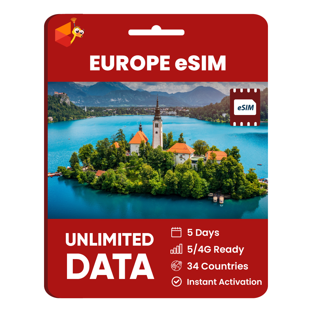 [eSIM] Europe Unlimited Data