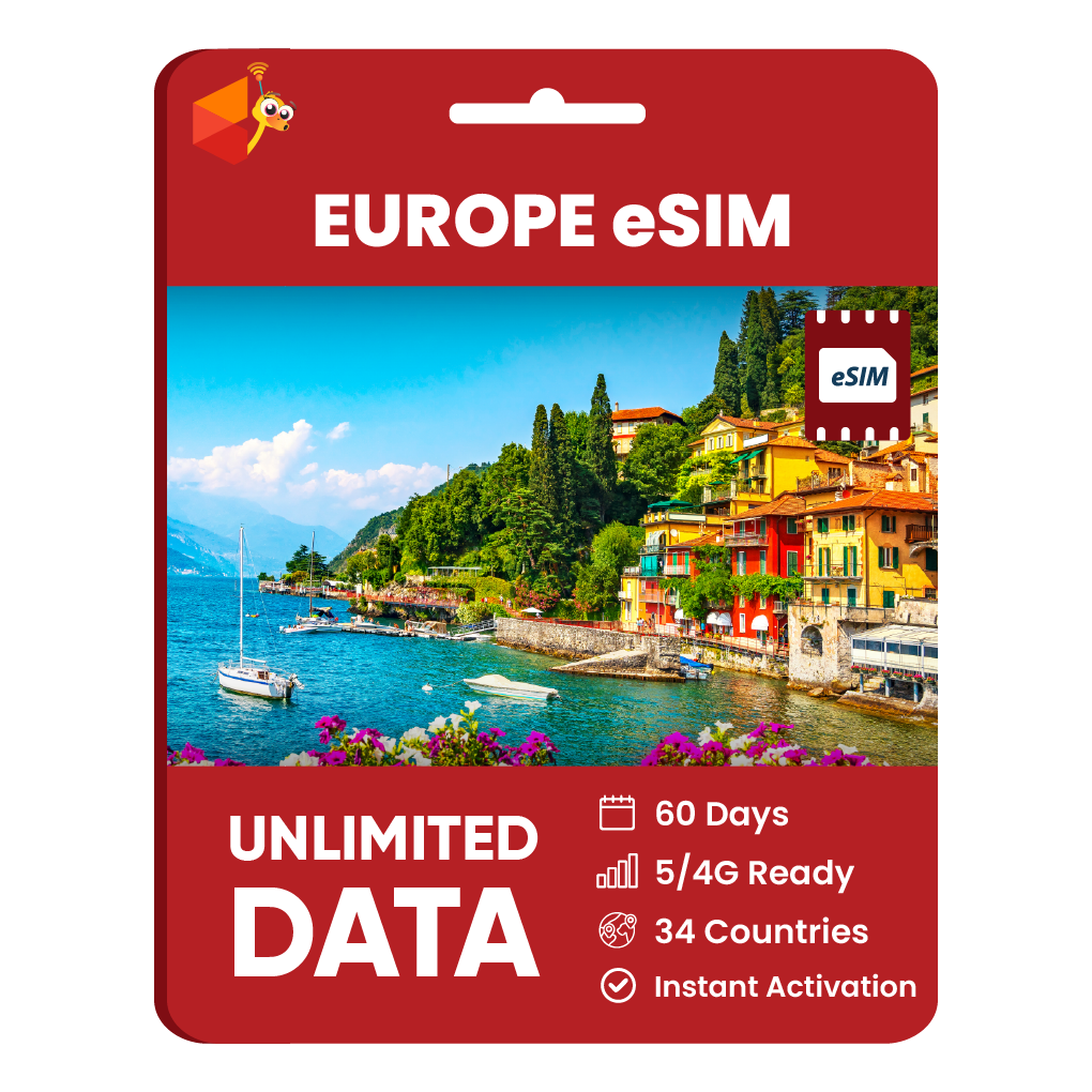 [eSIM] Europe Unlimited Data