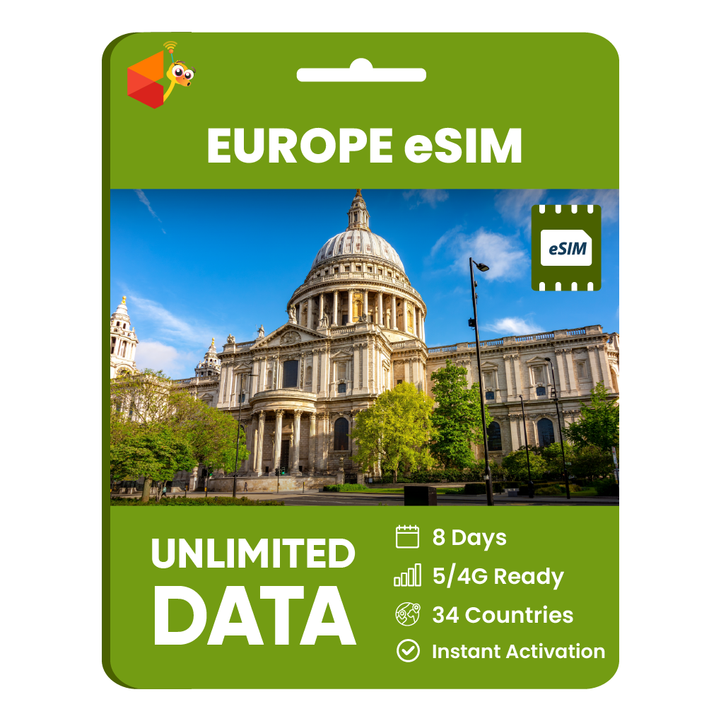 [eSIM] Europe Unlimited Data
